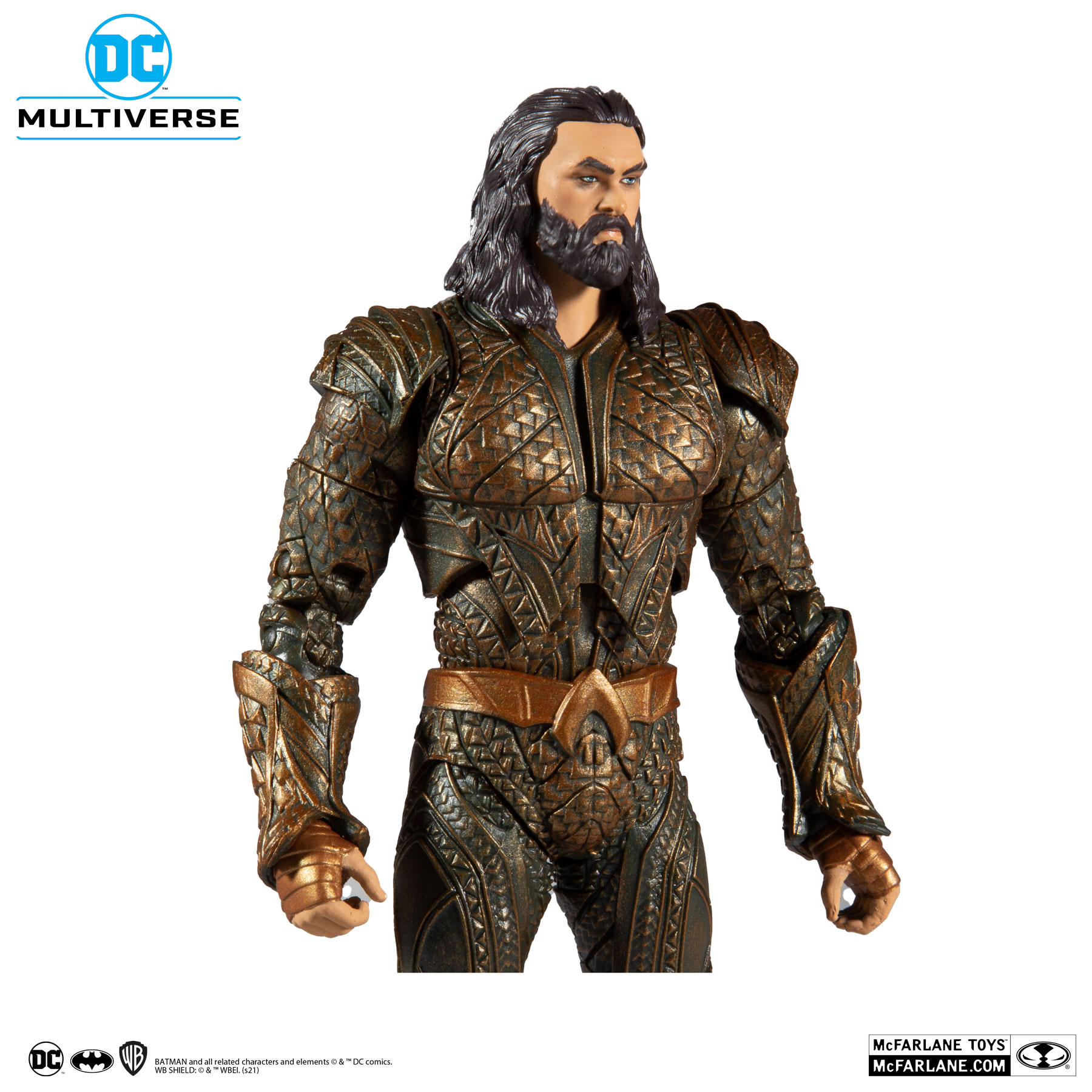 FIGURA DC COMICS AQUAMAN JUSTICE LEAGUE DC MULTIVERSE MCFARLANE 18 CM - 3