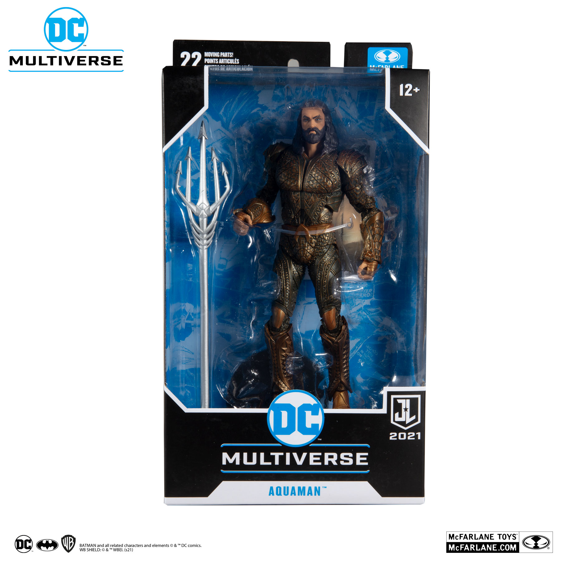 FIGURA DC COMICS AQUAMAN JUSTICE LEAGUE DC MULTIVERSE MCFARLANE 18 CM - 4