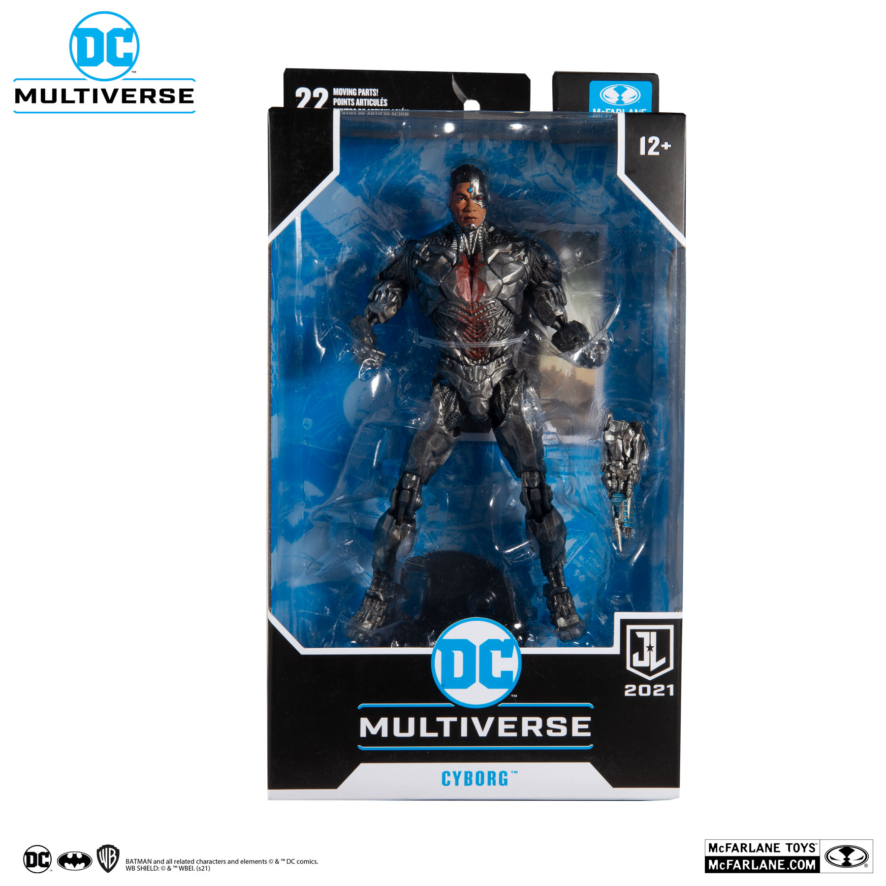 FIGURA MCFARLANE CYBORG JUSTICE LEAGUE DC MULTIVERSE 18 CM - 4