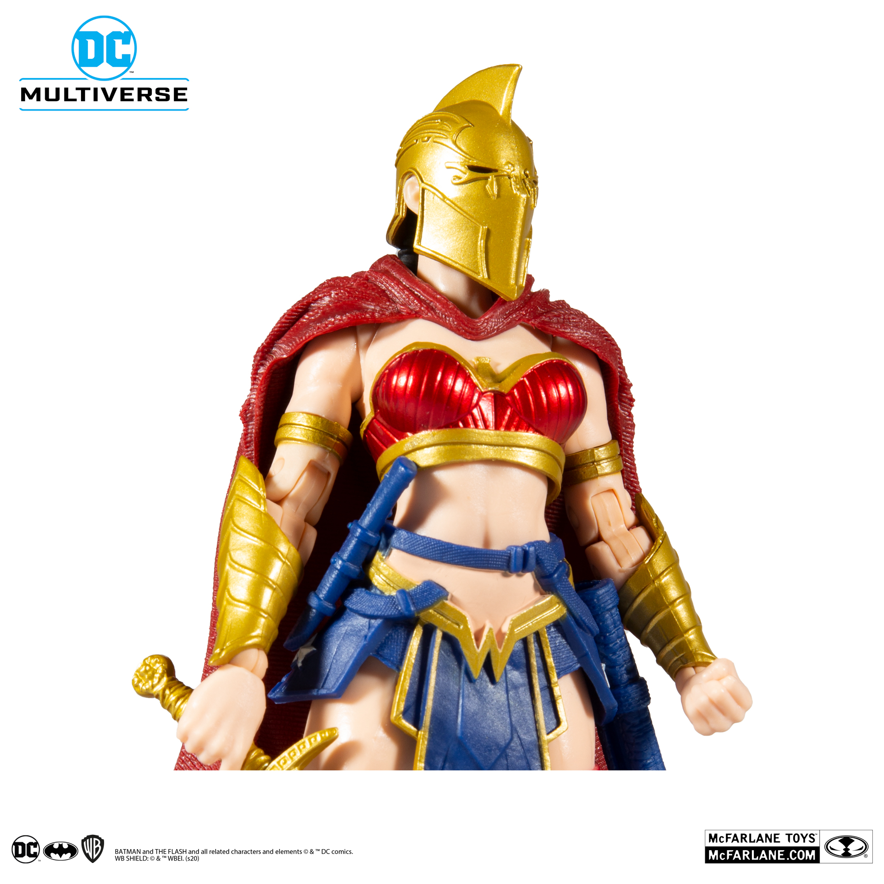 FIGURA MCFARLANE WONDER WOMAN MUJER MARAVILLA LAST KNIGHT ON EARTH DC MULTIVERSE 18 CM - 2