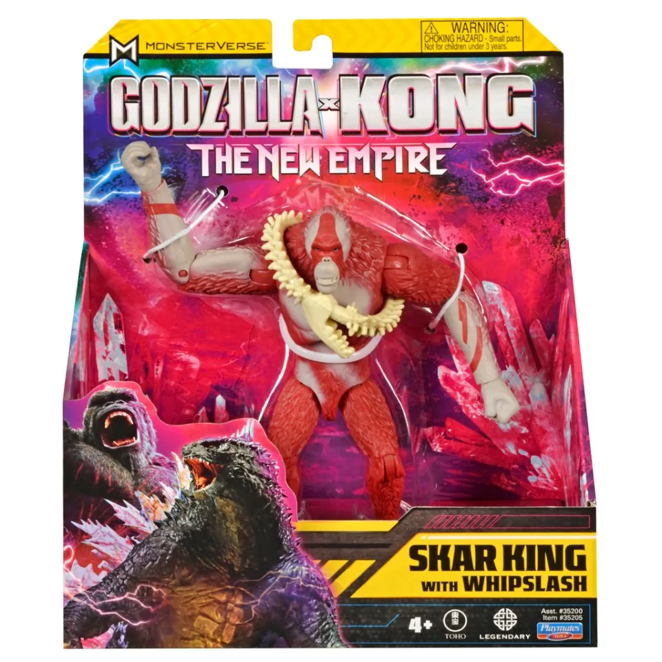 FIGURA PLAYMATES GODZILLA VS KONG ARTICULADO MONTERVERSE EL NUEVO IMPERIO SKAR KING 15 CM - 2