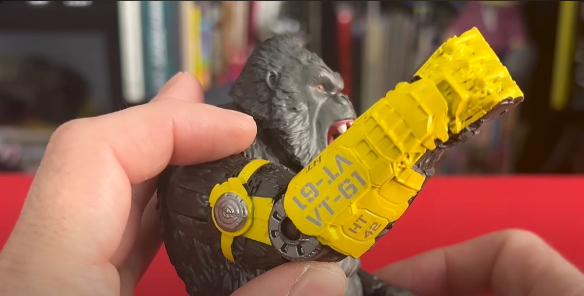 FIGURA PLAYMATES KONG VS GODZILLA ARTICULADO MONSTERVERSE B.E.A.S.T. GLOVE EL NUEVO IMPERIO 15 CM - 4