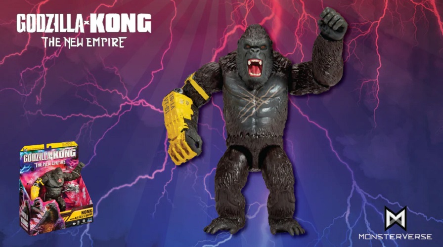 FIGURA PLAYMATES KONG VS GODZILLA ARTICULADO MONSTERVERSE B.E.A.S.T. GLOVE EL NUEVO IMPERIO 15 CM - 7