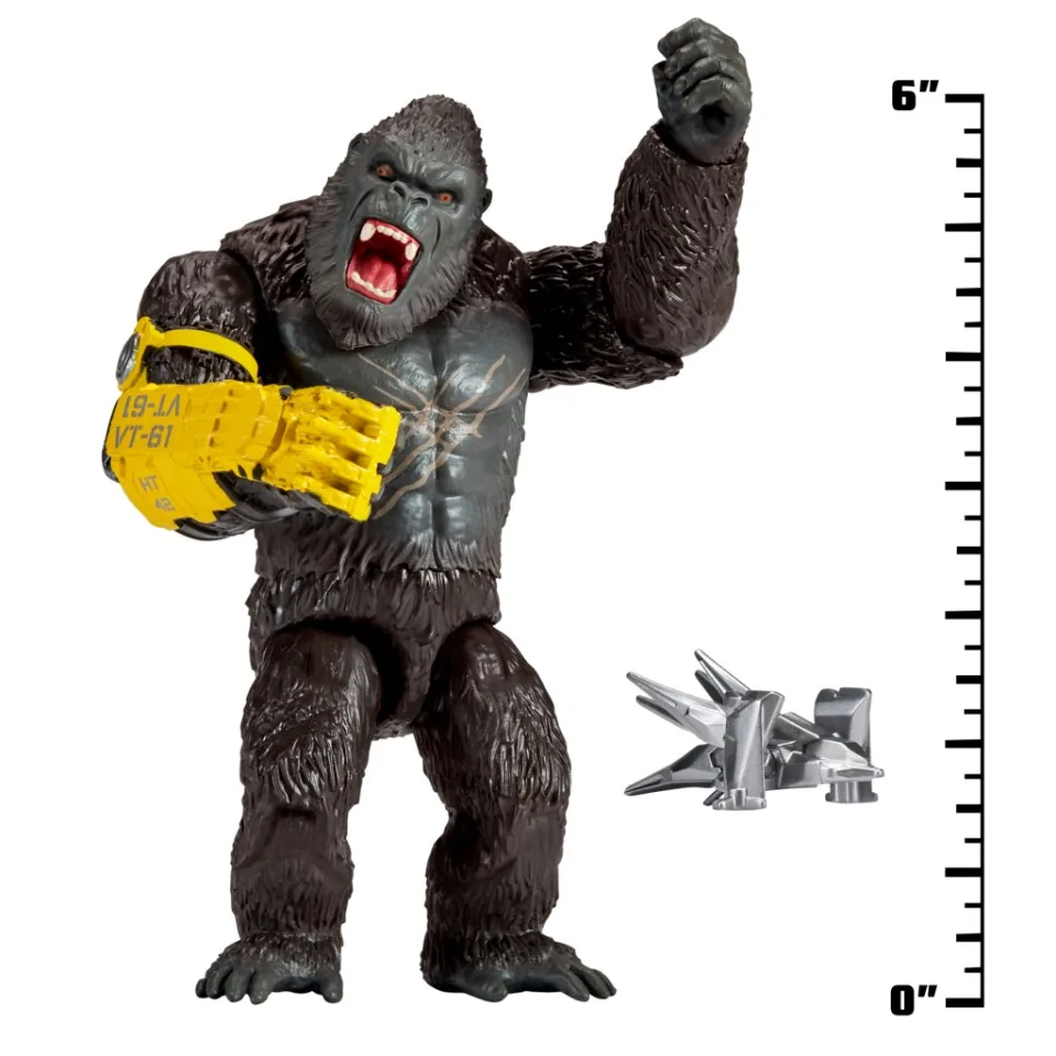 FIGURA PLAYMATES KONG VS GODZILLA ARTICULADO MONSTERVERSE B.E.A.S.T. GLOVE EL NUEVO IMPERIO 15 CM - 8