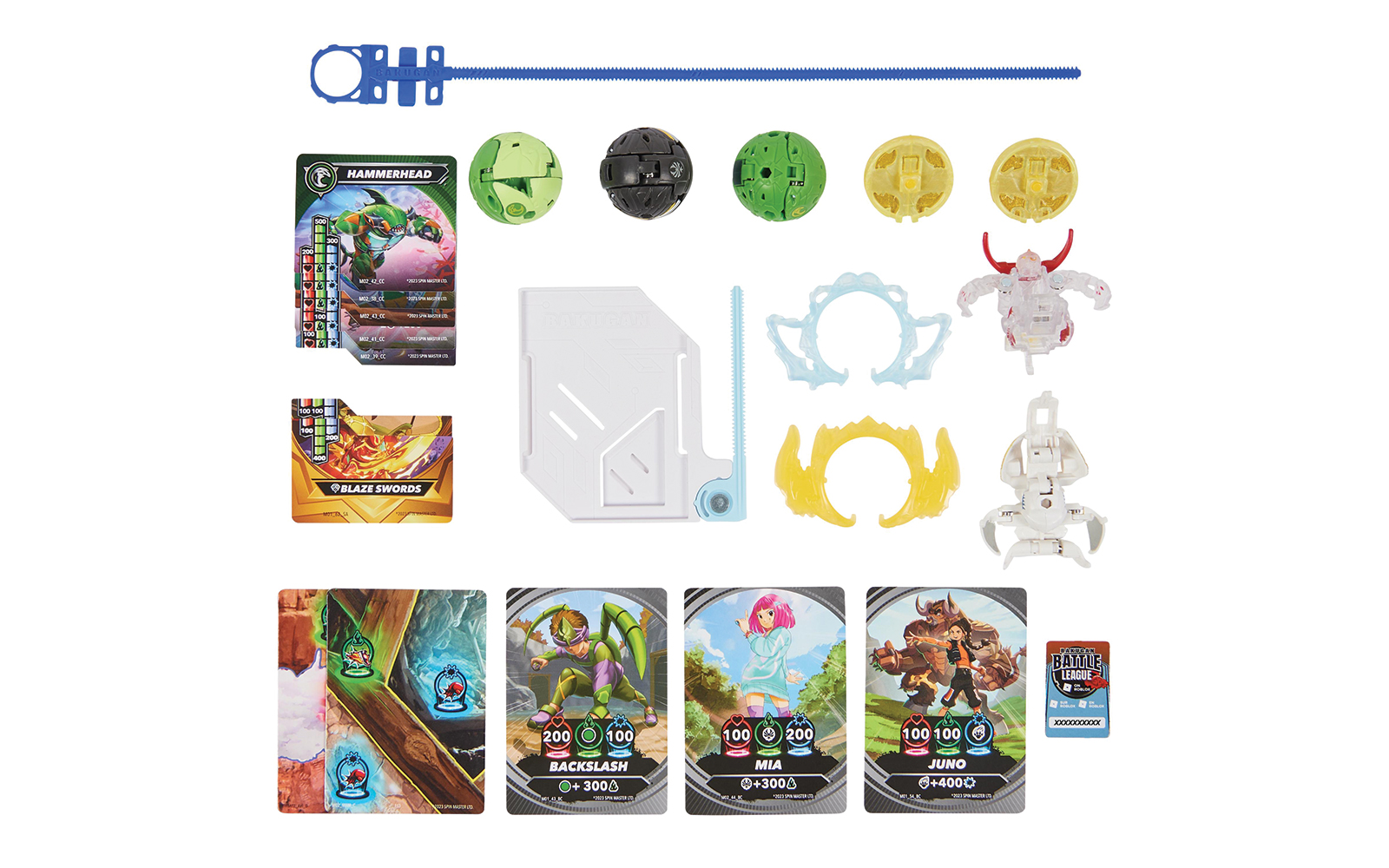 SET FIGURA BAKUGAN 5-PACK BATALLA ULTRA BRUISER Y OCTOGAN, VENTRI, HAMMERHEAD, BUTTERCLAW 8-5CM - 2