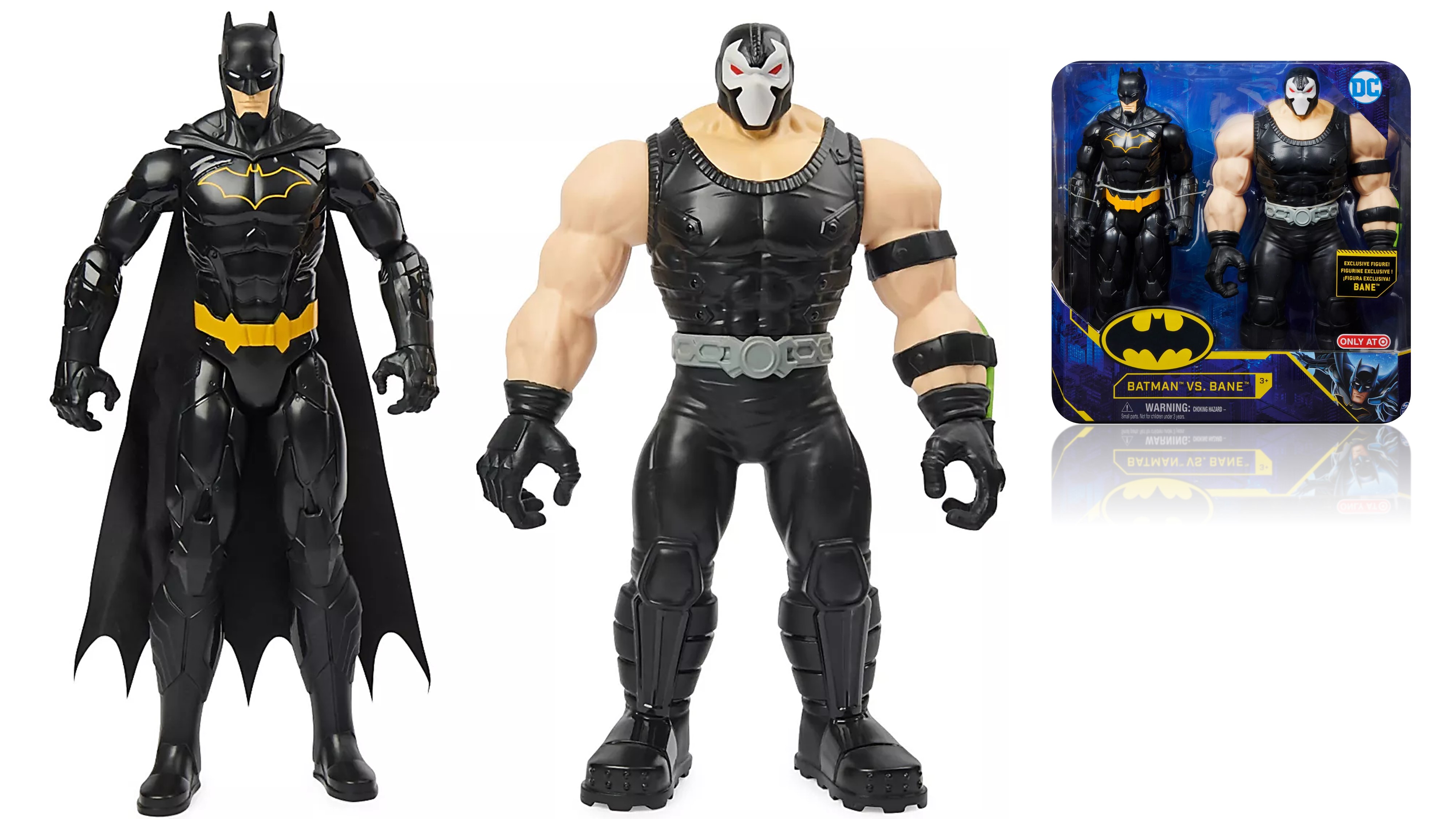 SET 2 FIGURAS DC COMICS BATMAN BLACK VS. BANE UNIVERSE 30 CM - 7