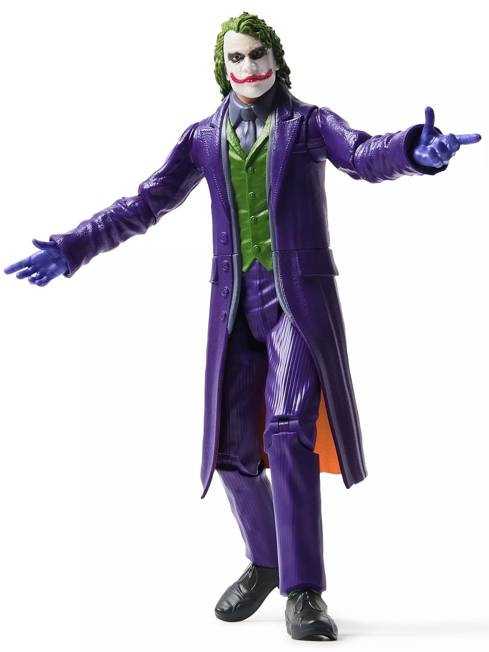 FIGURA DC COMICS GUASÓN JOKER HEATH LEDGER PELÍCULA CABALLERO OSCURO UNIVERSE 30 CM - 3