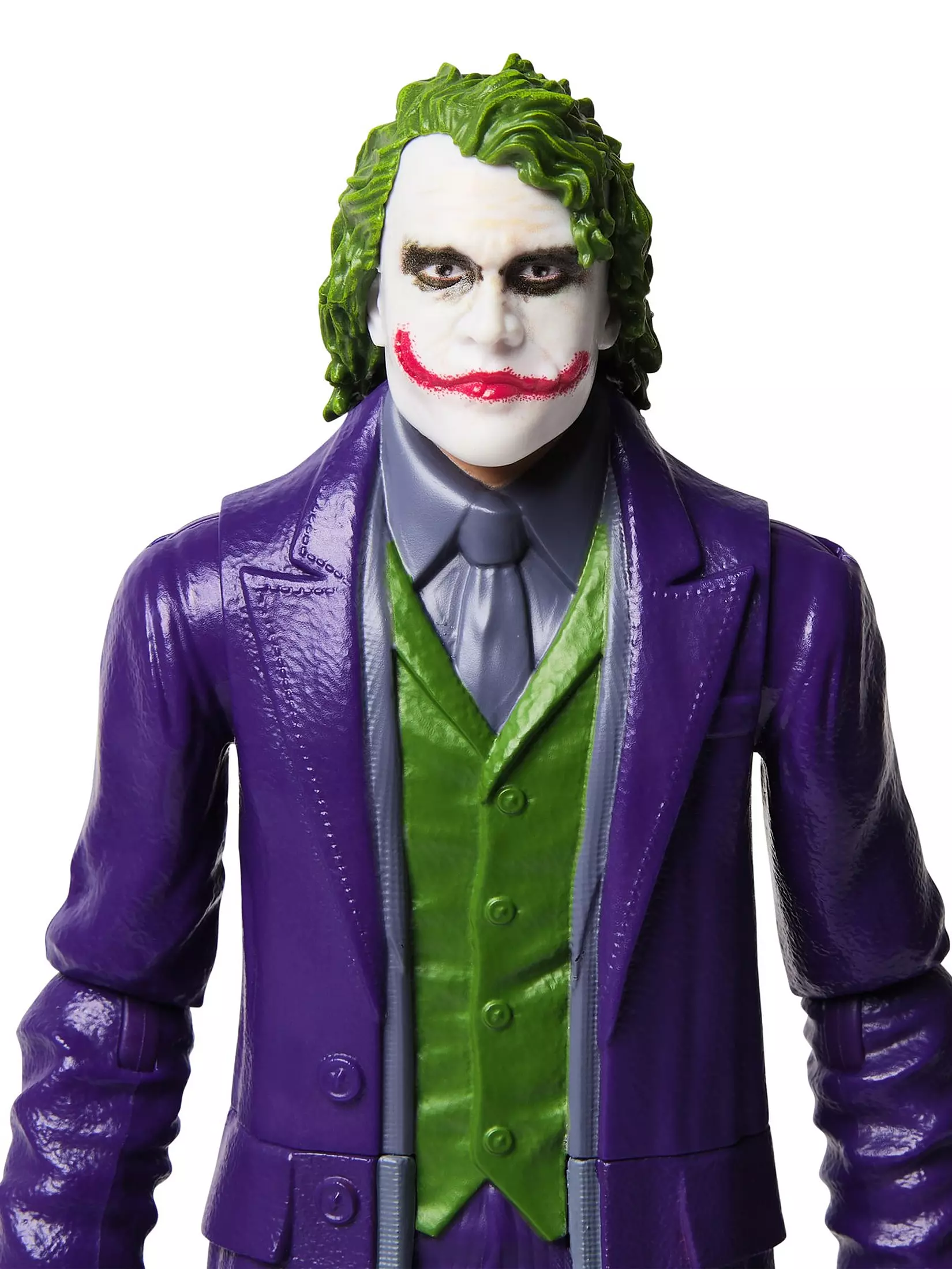 FIGURA DC COMICS GUASÓN JOKER HEATH LEDGER PELÍCULA CABALLERO OSCURO UNIVERSE 30 CM - 4