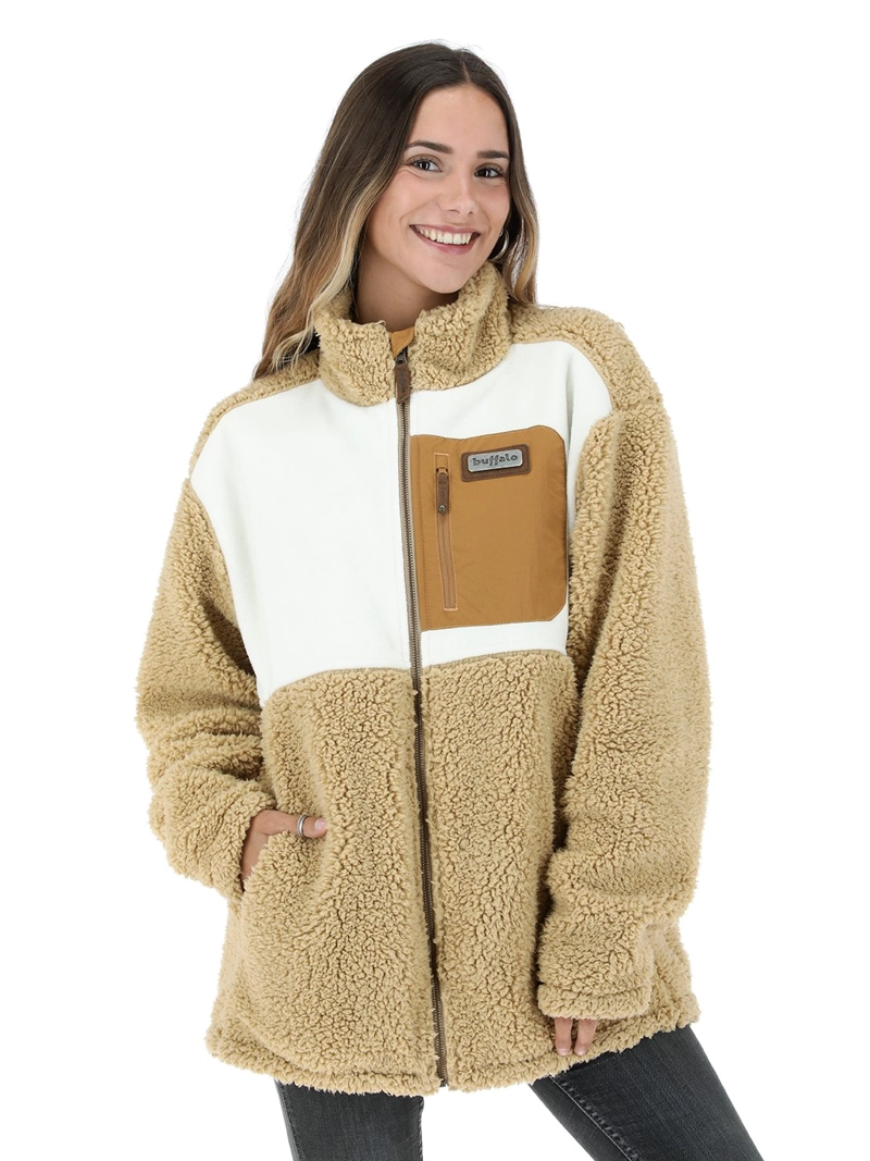 CHAQUETA DEGU MOSTAZA MUJER - 1