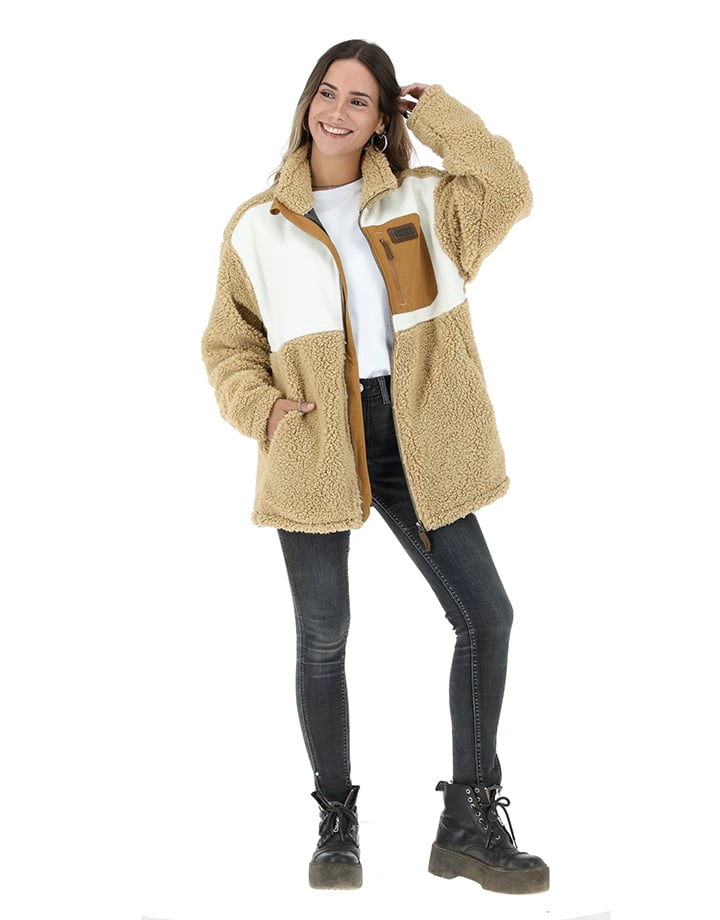 CHAQUETA DEGU MOSTAZA MUJER - 2