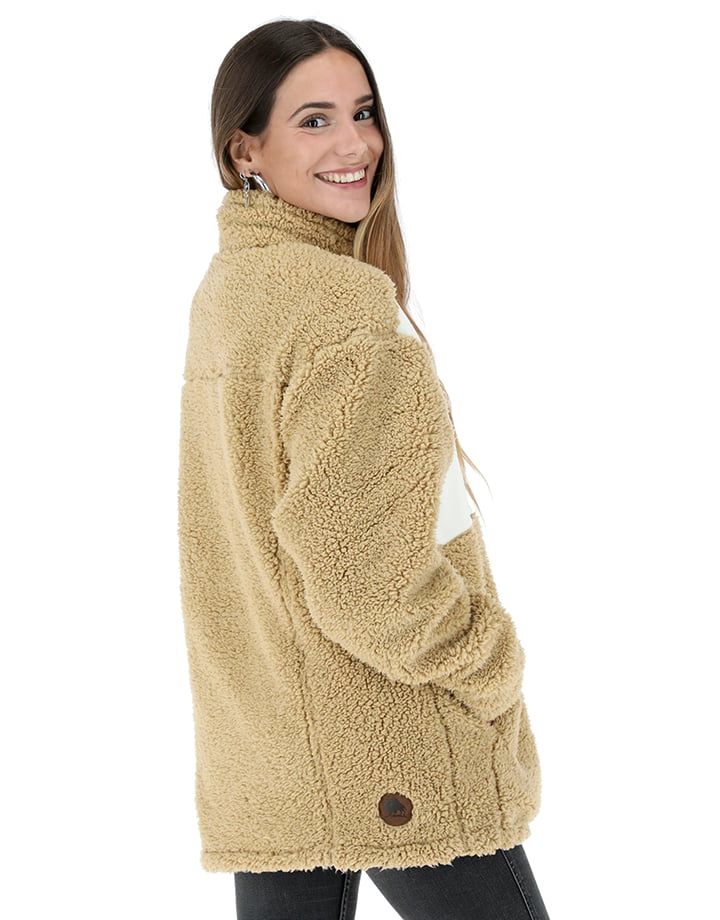 CHAQUETA DEGU MOSTAZA MUJER - 3