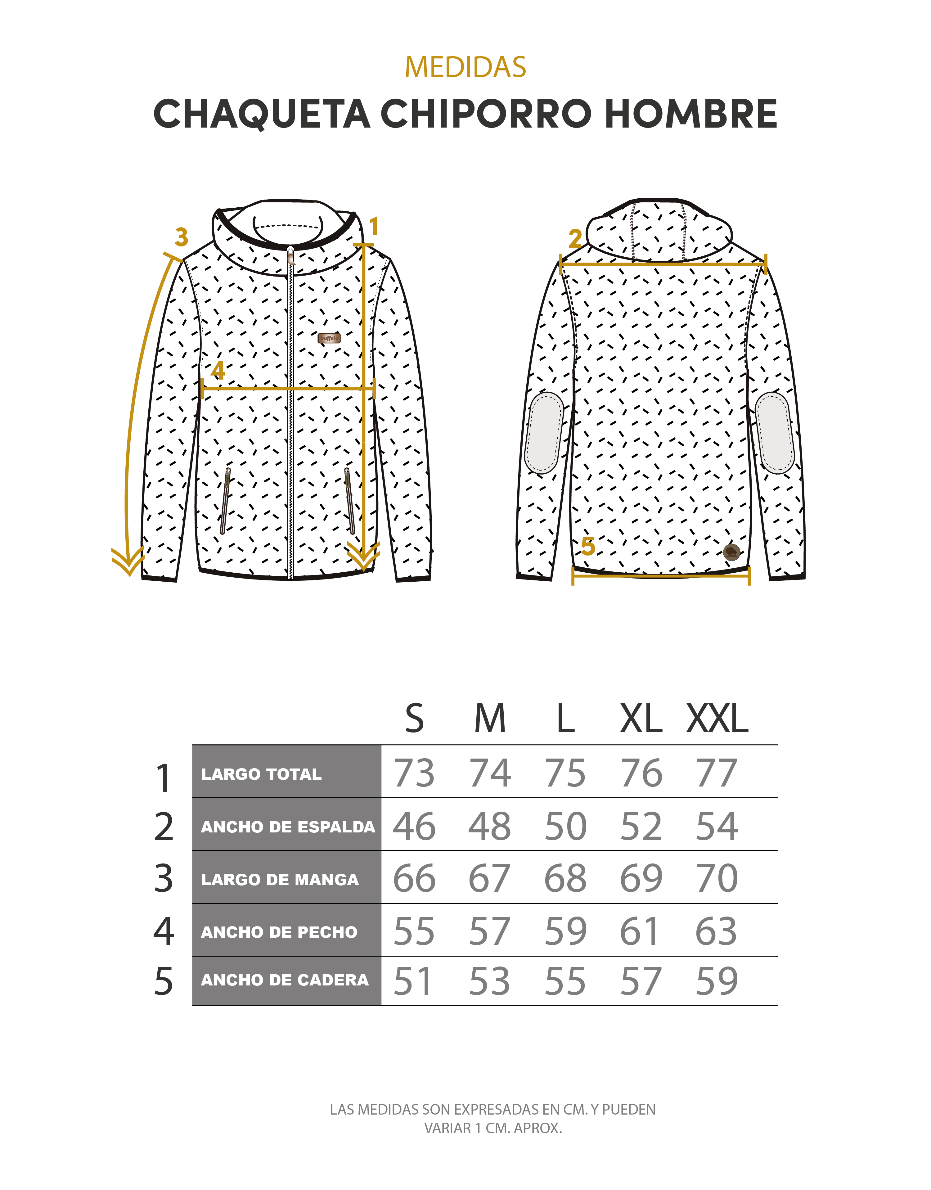 CHAQUETA CHIPORRO PATTERN GRIS HOMBRE - 4