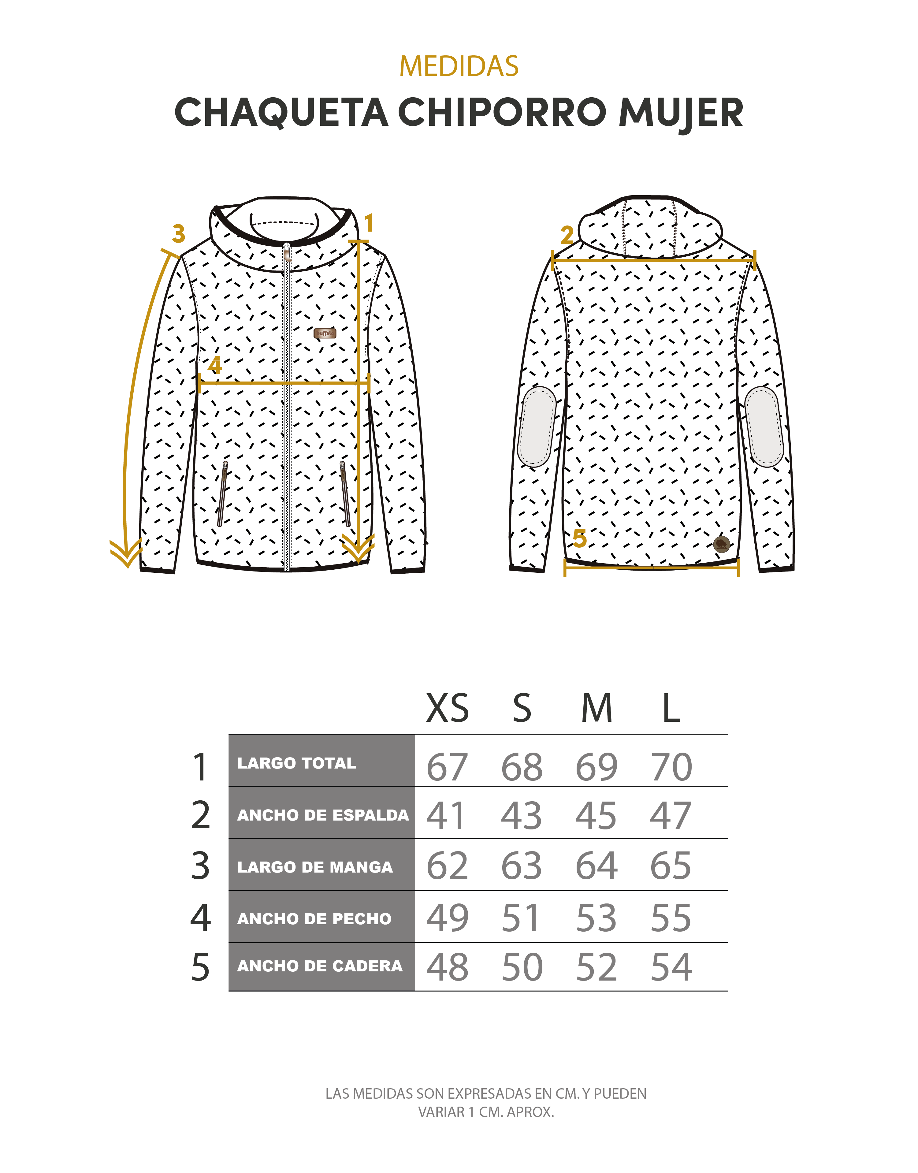 CHAQUETA CHIPORRO PATTERN GRIS MUJER - 4