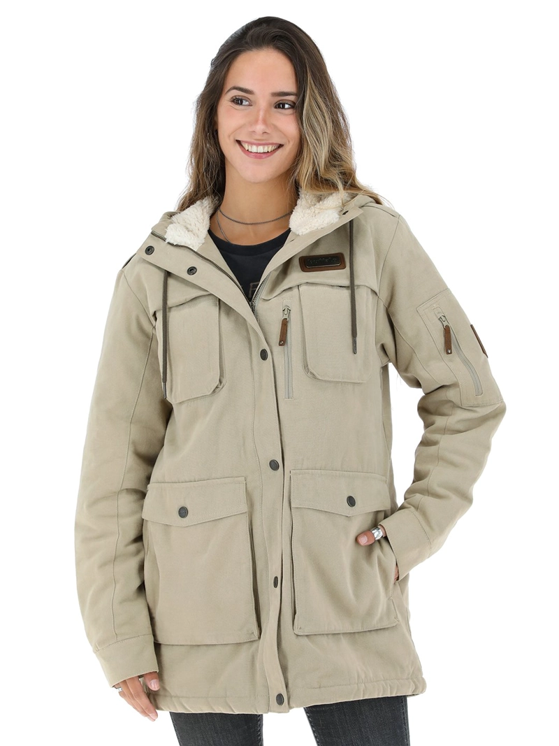 CHAQUETA CORCOVADO CAQUI MUJER - 1