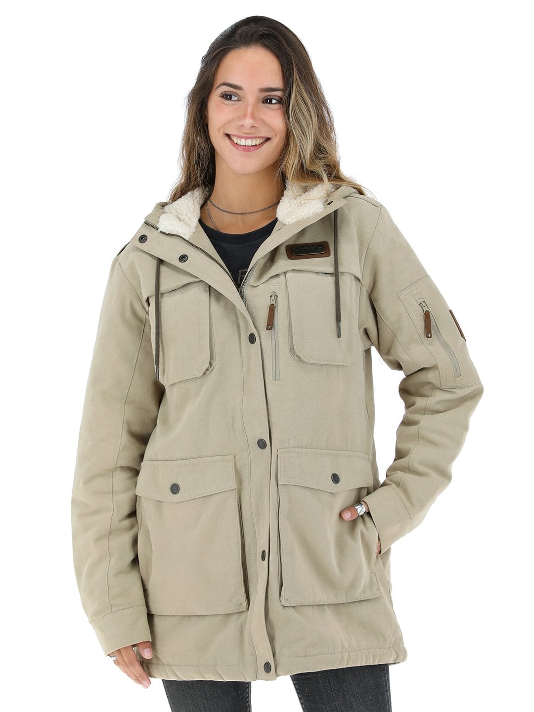 CHAQUETA CORCOVADO CAQUI MUJER - 1