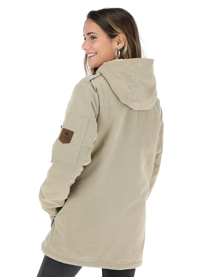 CHAQUETA CORCOVADO CAQUI MUJER - 3