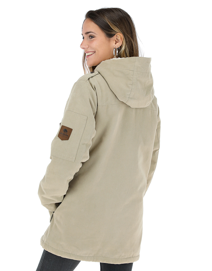 CHAQUETA CORCOVADO CAQUI MUJER - 3
