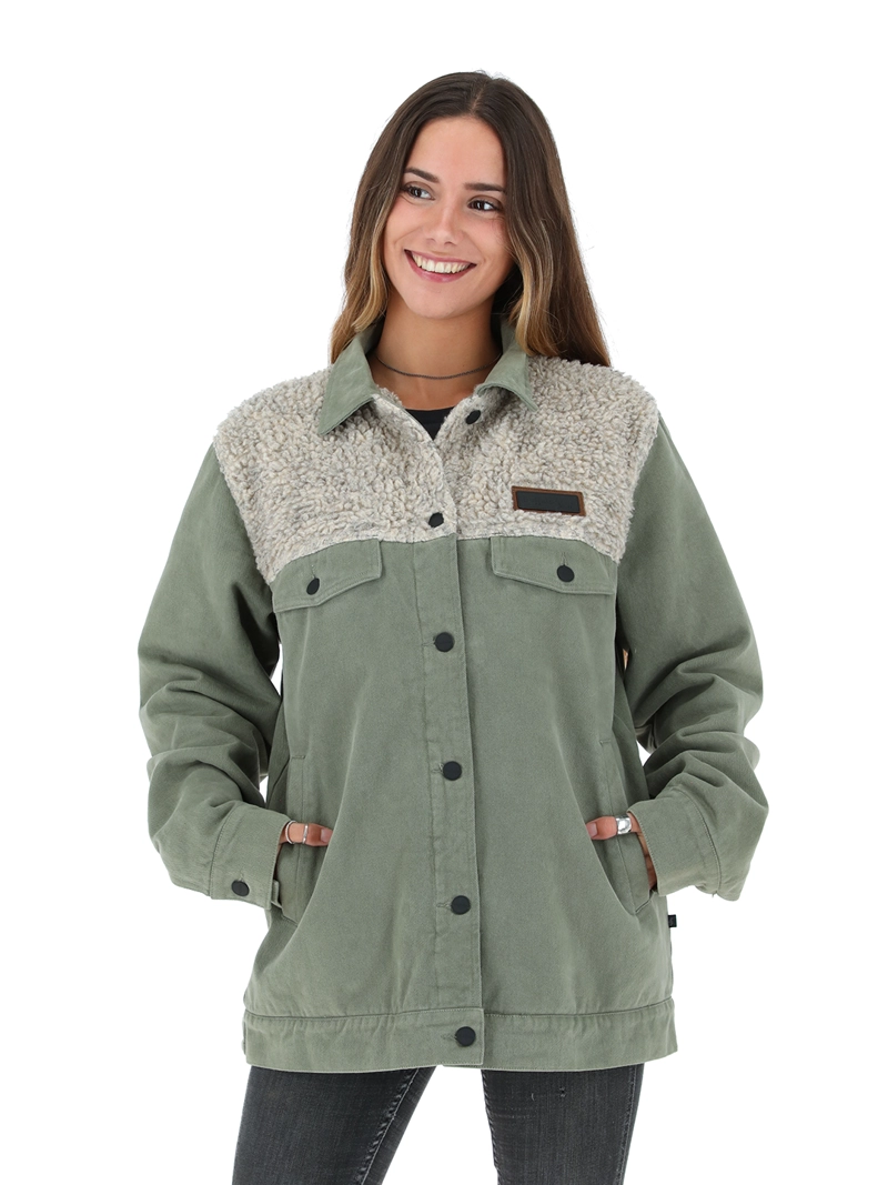 CHAQUETA CHAETO VERDE MUJER - 1