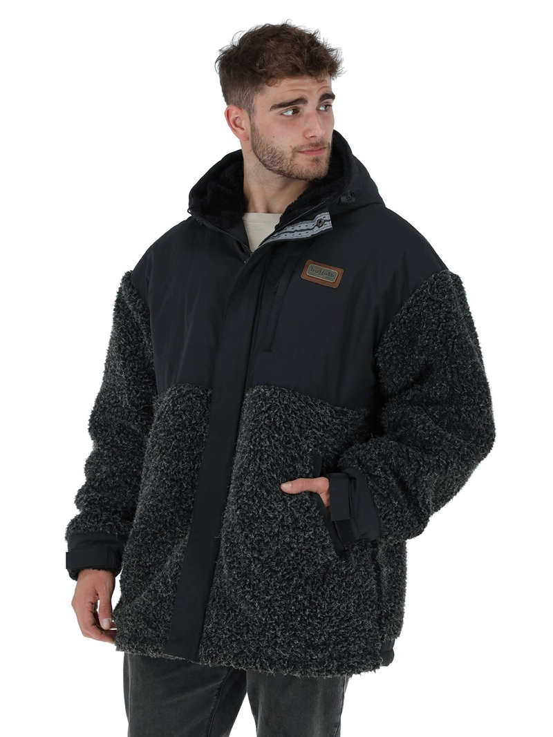 CHAQUETA PAPUA NEGRO JASPEADO HOMBRE - 1