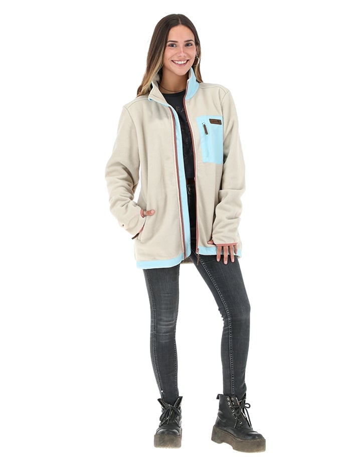POLAR VEINTICUATRO SIETE BEIGE MUJER - 2