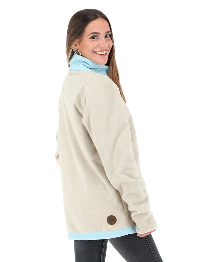 POLAR VEINTICUATRO SIETE BEIGE MUJER - 3