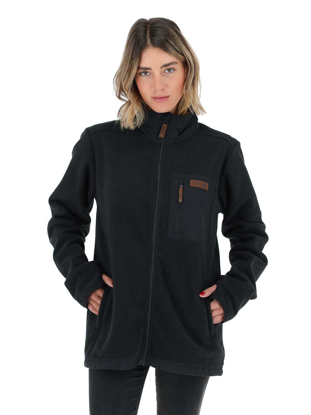 POLAR VEINTICUATRO SIETE EN COLOR NEGRO MUJER - 1