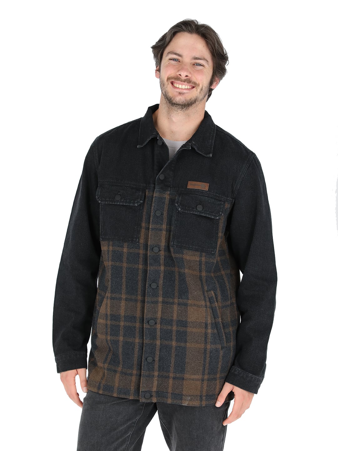 CHAQUETA CHILCO CUADRILLE NEGRO HOMBRE - 1