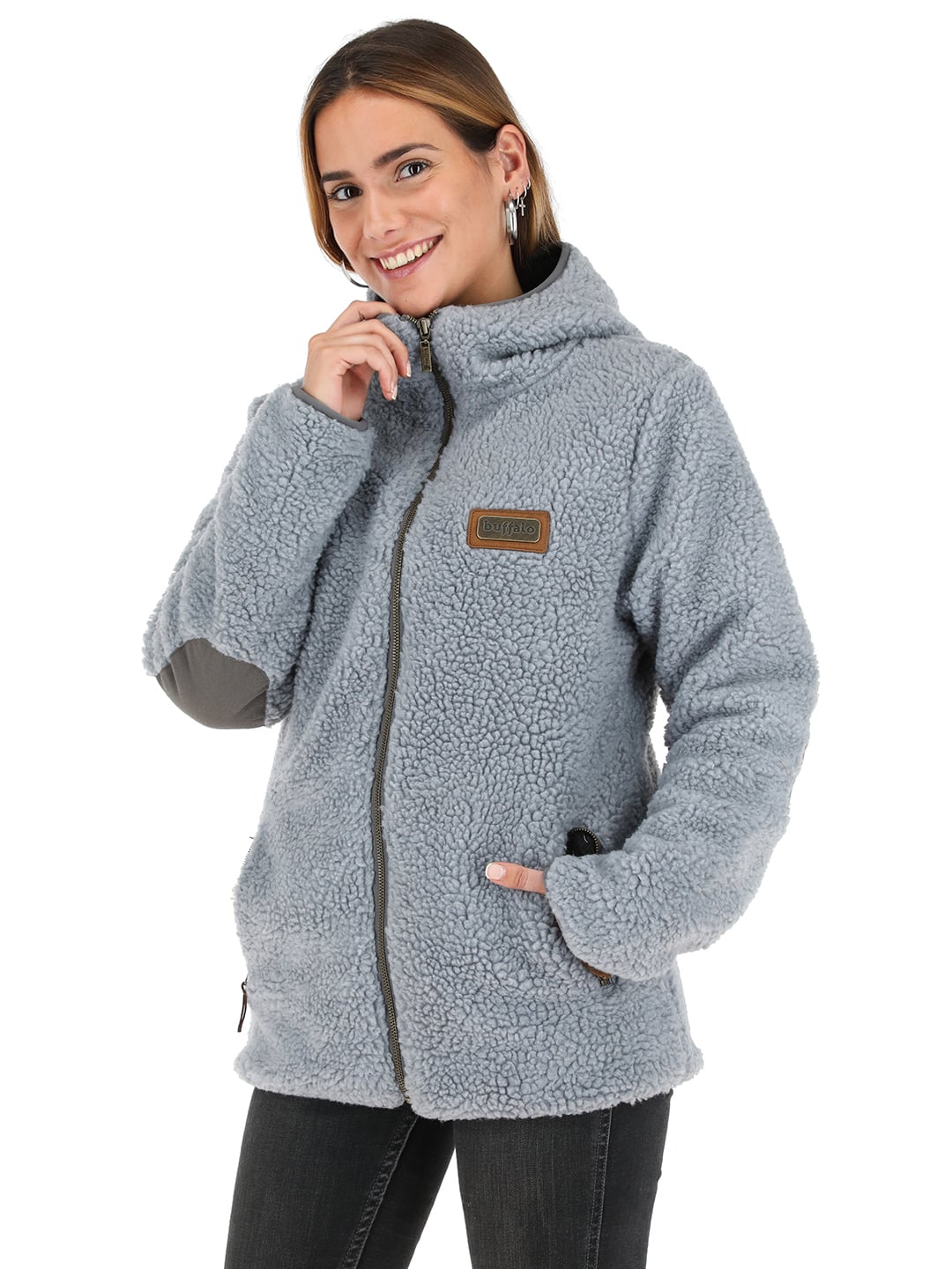 CHAQUETA CHIPORRO I2 GRIS PERLA MUJER - 1