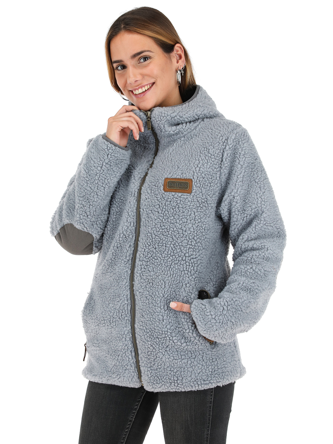 CHAQUETA CHIPORRO I2 GRIS PERLA MUJER - 1
