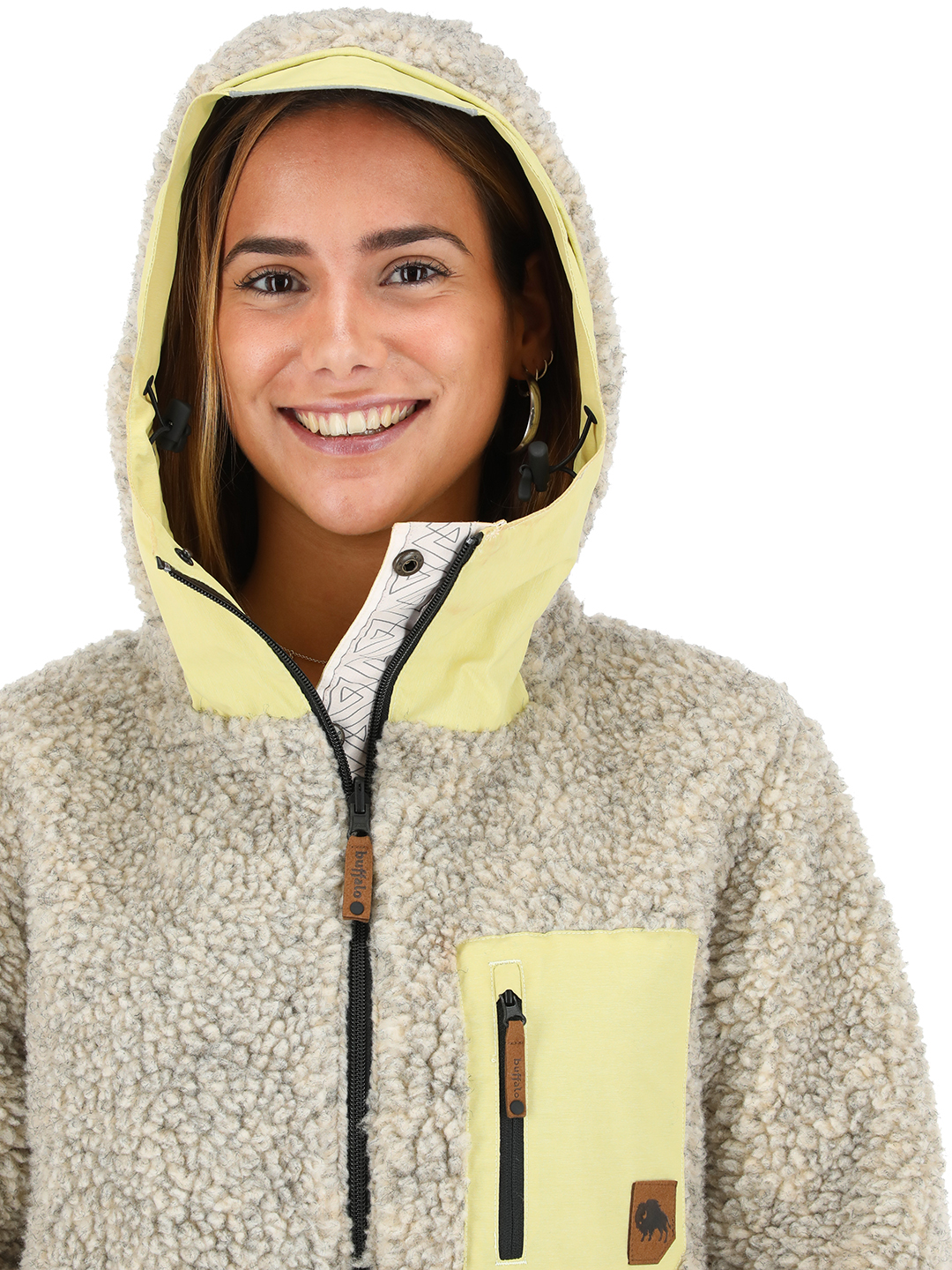 CHAQUETA CAMALEON I2 AMARILLO - LANA JASPEADO MUJER - 8