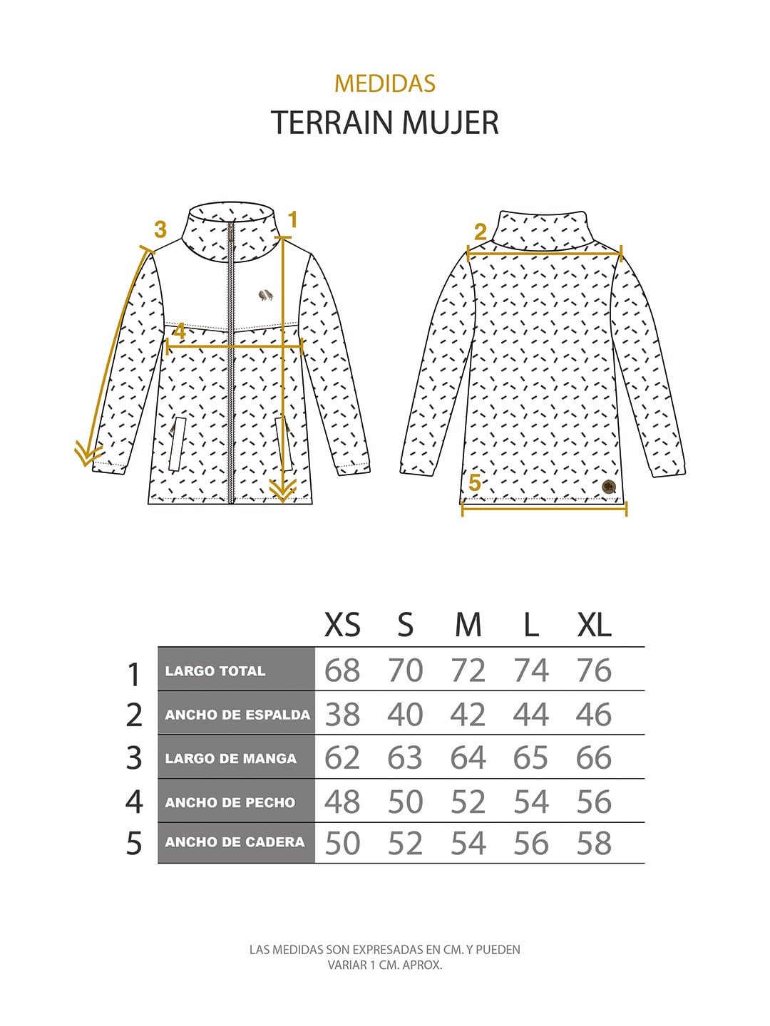 CHAQUETA TERRAIN I2 GRIS PERLA MUJER - 5