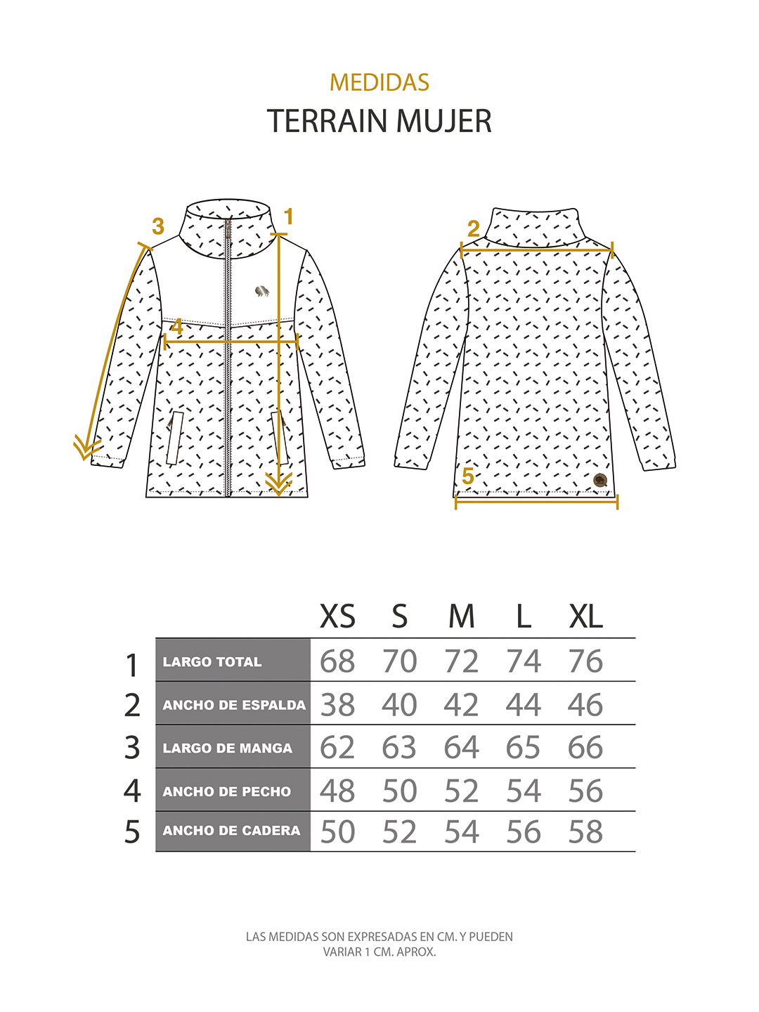 CHAQUETA TERRAIN I2 GRIS PERLA MUJER - 5