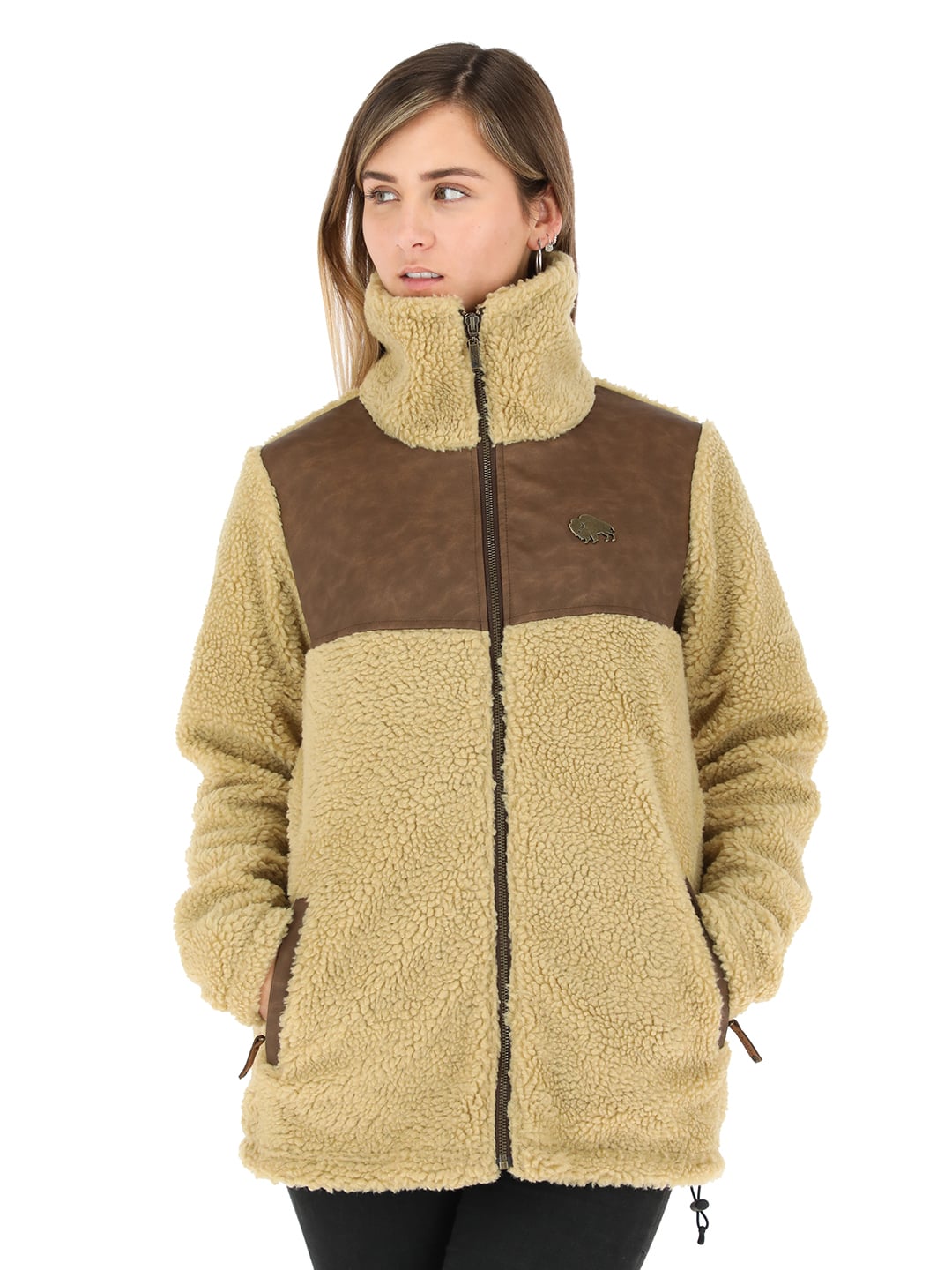 CHAQUETA TERRAIN I2 MOSTAZA MUJER - 1