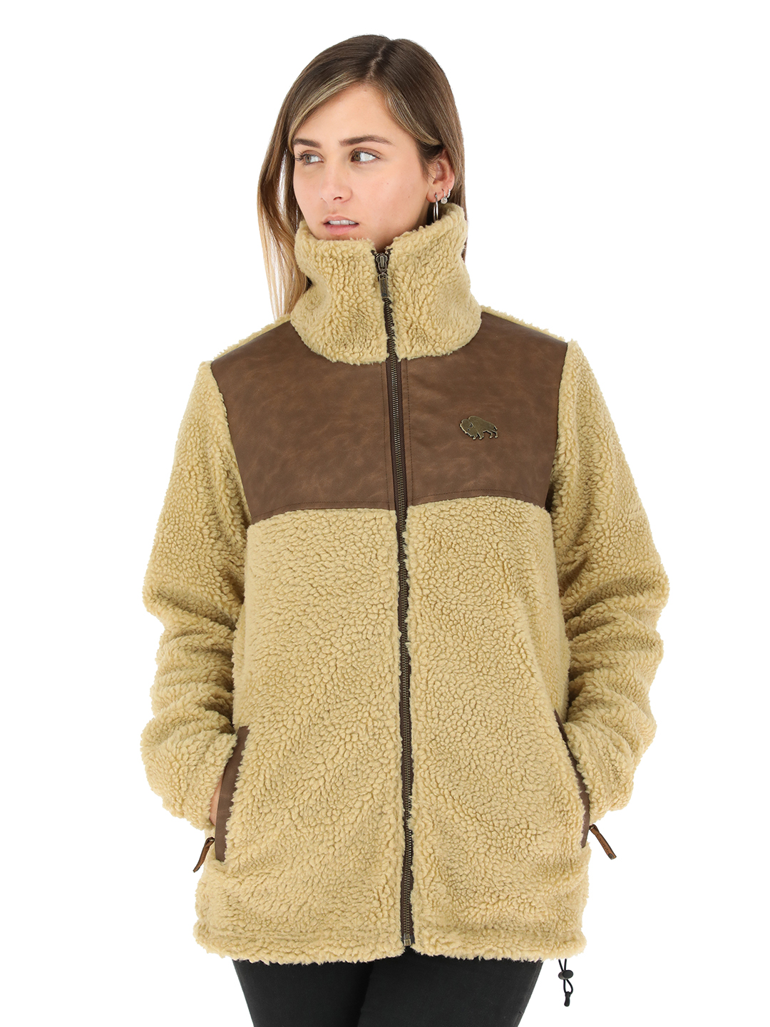 CHAQUETA TERRAIN I2 MOSTAZA MUJER - 1