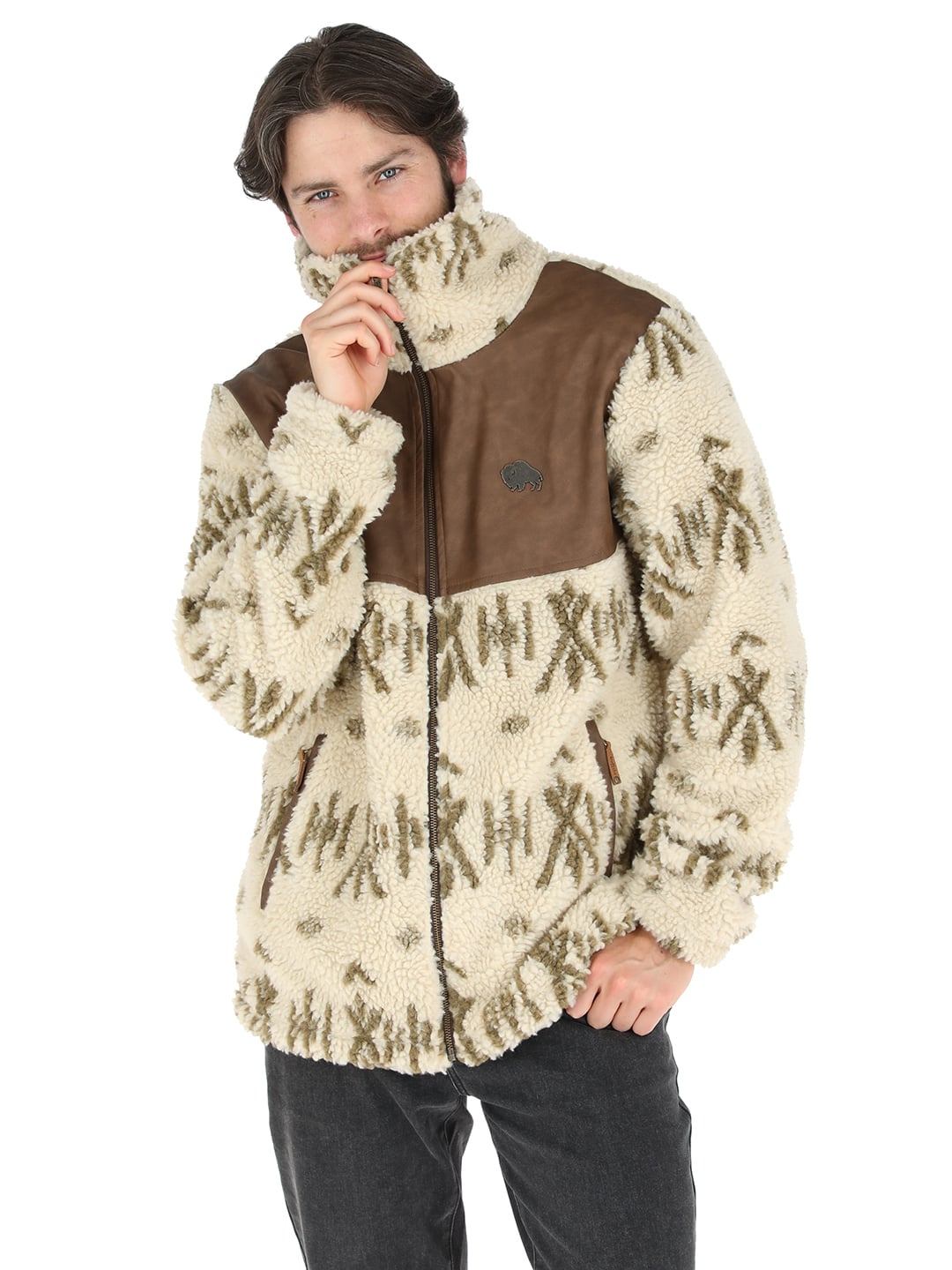 CHAQUETA TERRAIN PATTERN BEIGE HOMBRE - 1