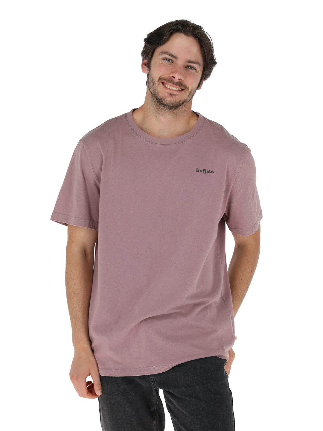 POLERA MANGA CORTA API ROSADO HOMBRE - 1