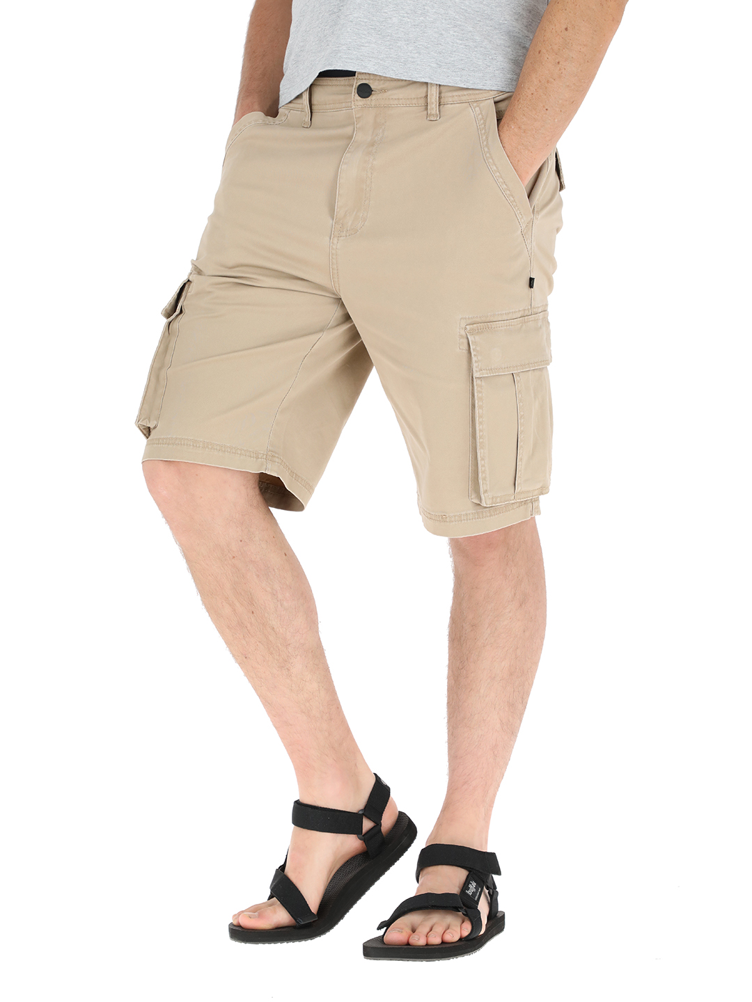 SHORT CARGO HOMBRE BUFFALO MOSTAZA HUILMO - 1