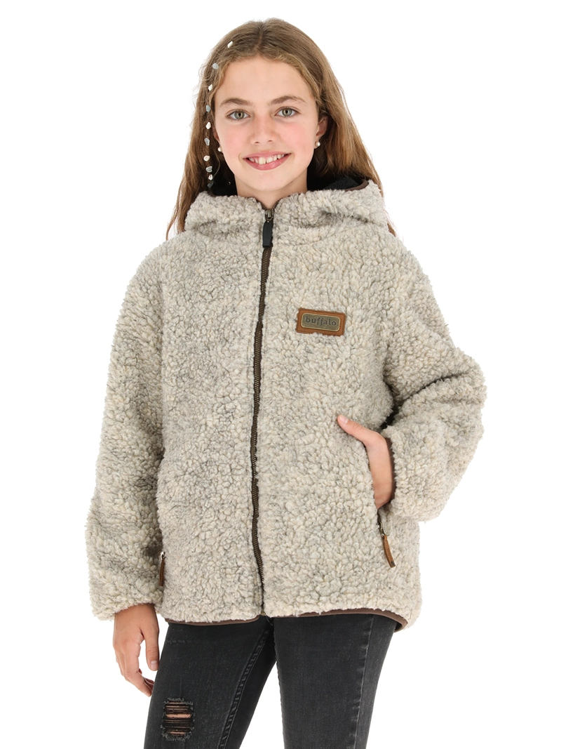 CHAQUETA BUFFALO CHIPORRO I2 LANA JASPEADO NIÑOS - 2