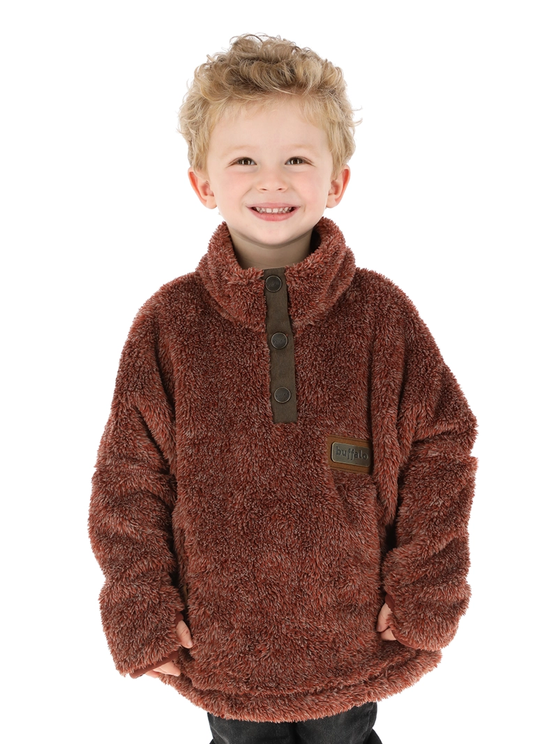 CHAQUETA BUFFALO NOMADA I2 TERRACOTA NIÑOS - 2