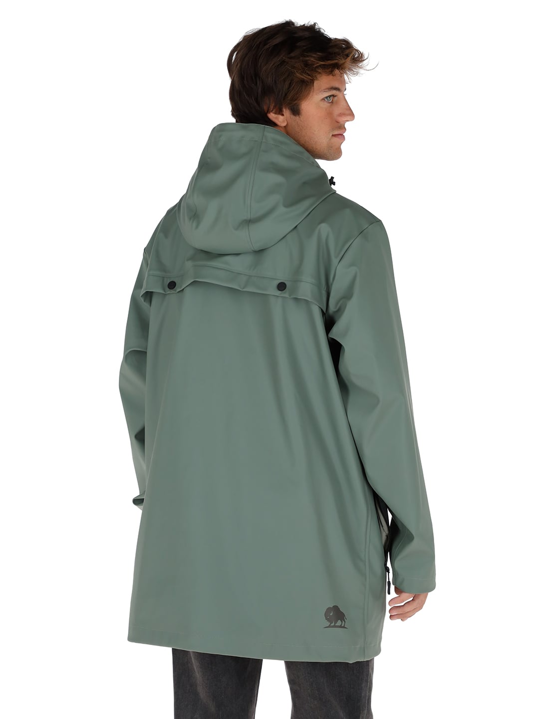 CHAQUETA IMPERMEABLE RAINCOAT VERDE HOMBRE - 2