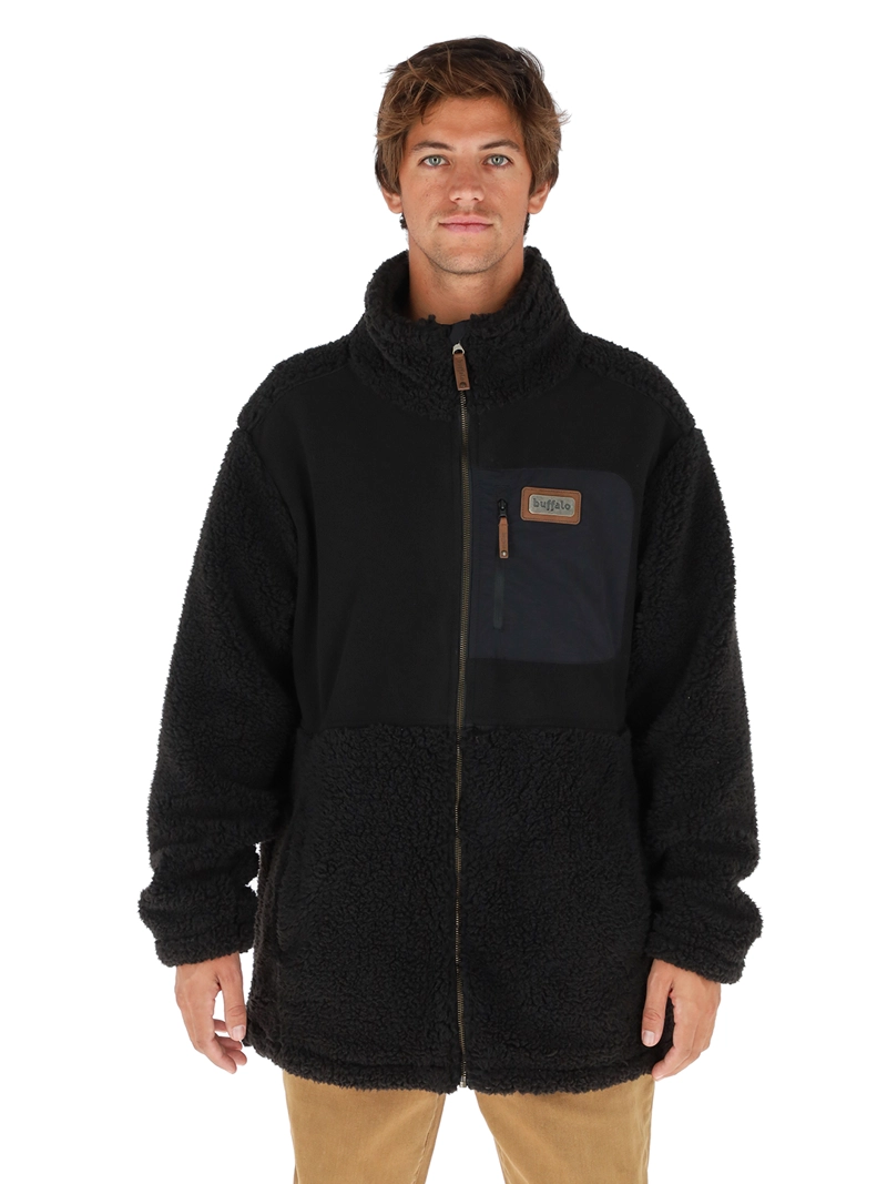 CHAQUETA DEGU NEGRO HOMBRE - 1