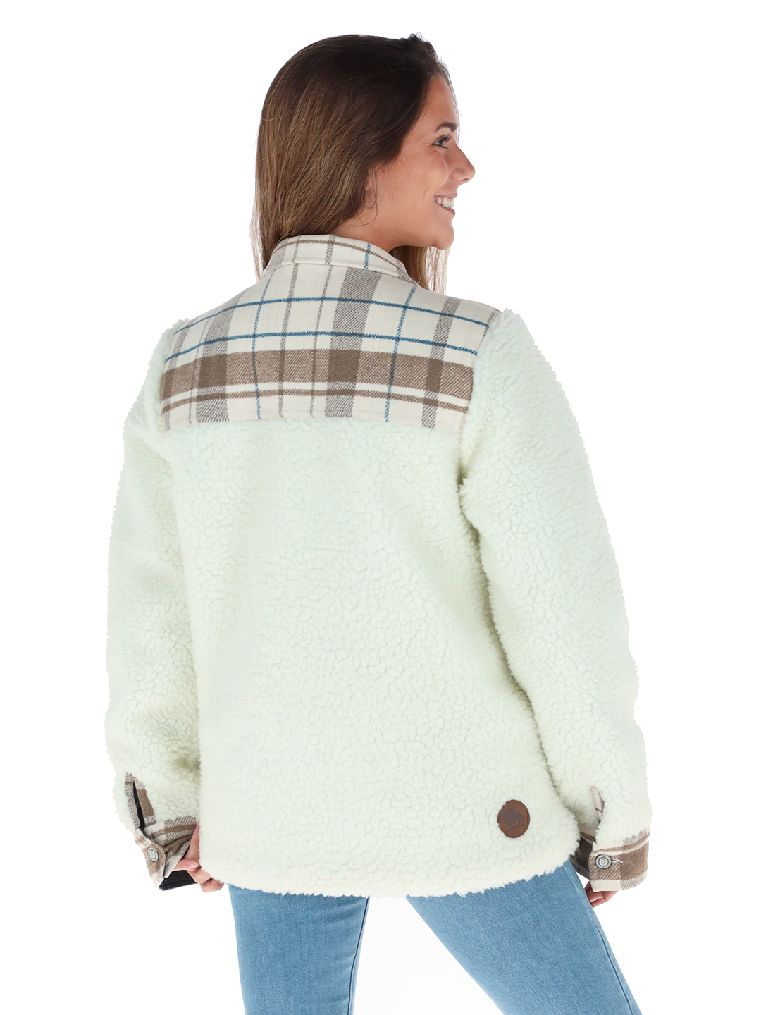 CHAQUETA GAMBOSA BEIGE MUJER - 2
