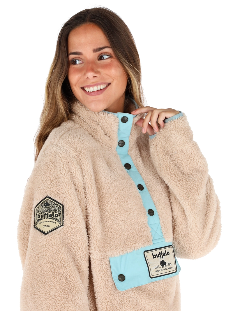 CHAQUETA INDIGO BEIGE MUJER - 3