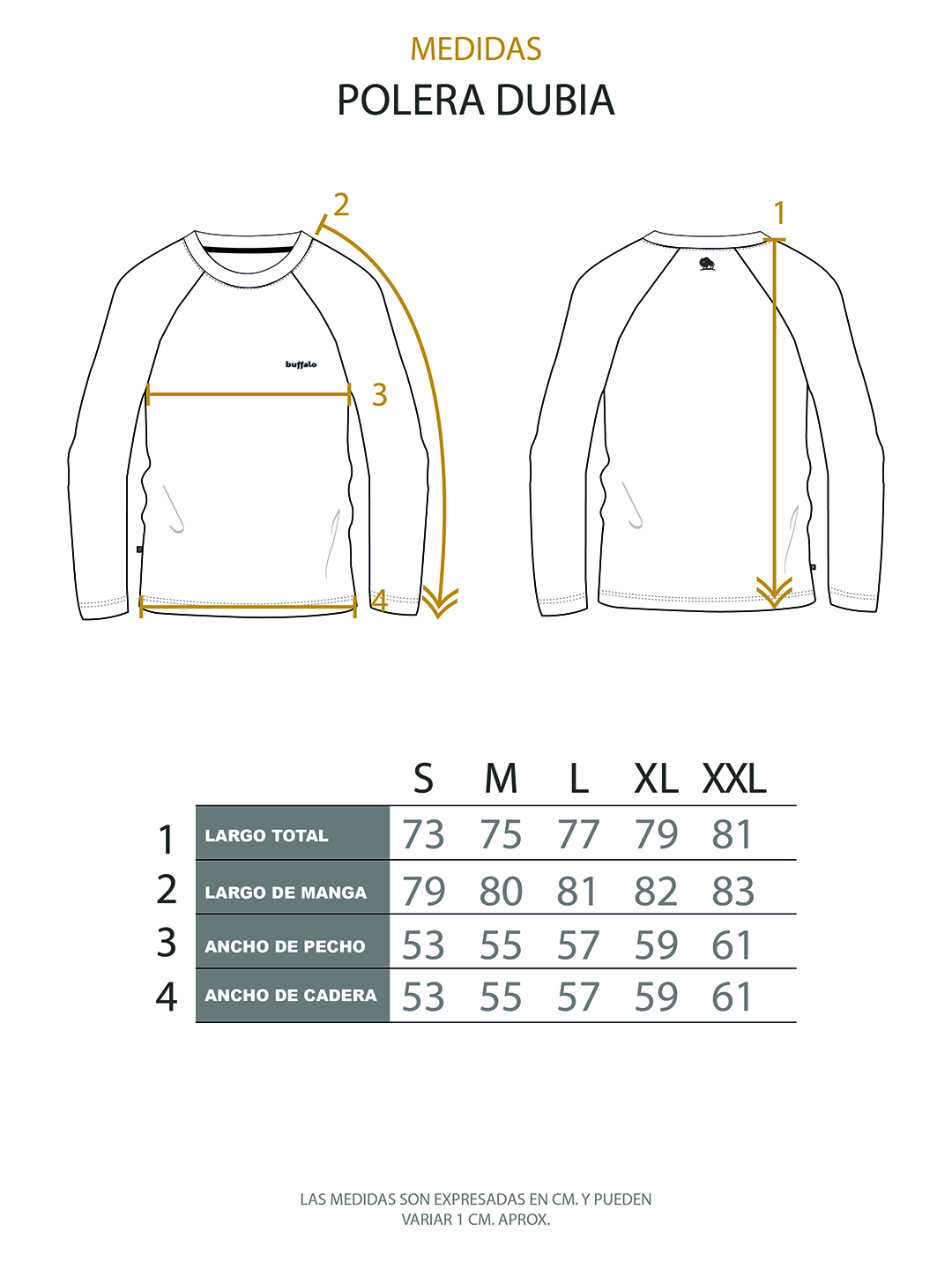 POLERA MANGA LARGA DUBIA GRIS HOMBRE - 4