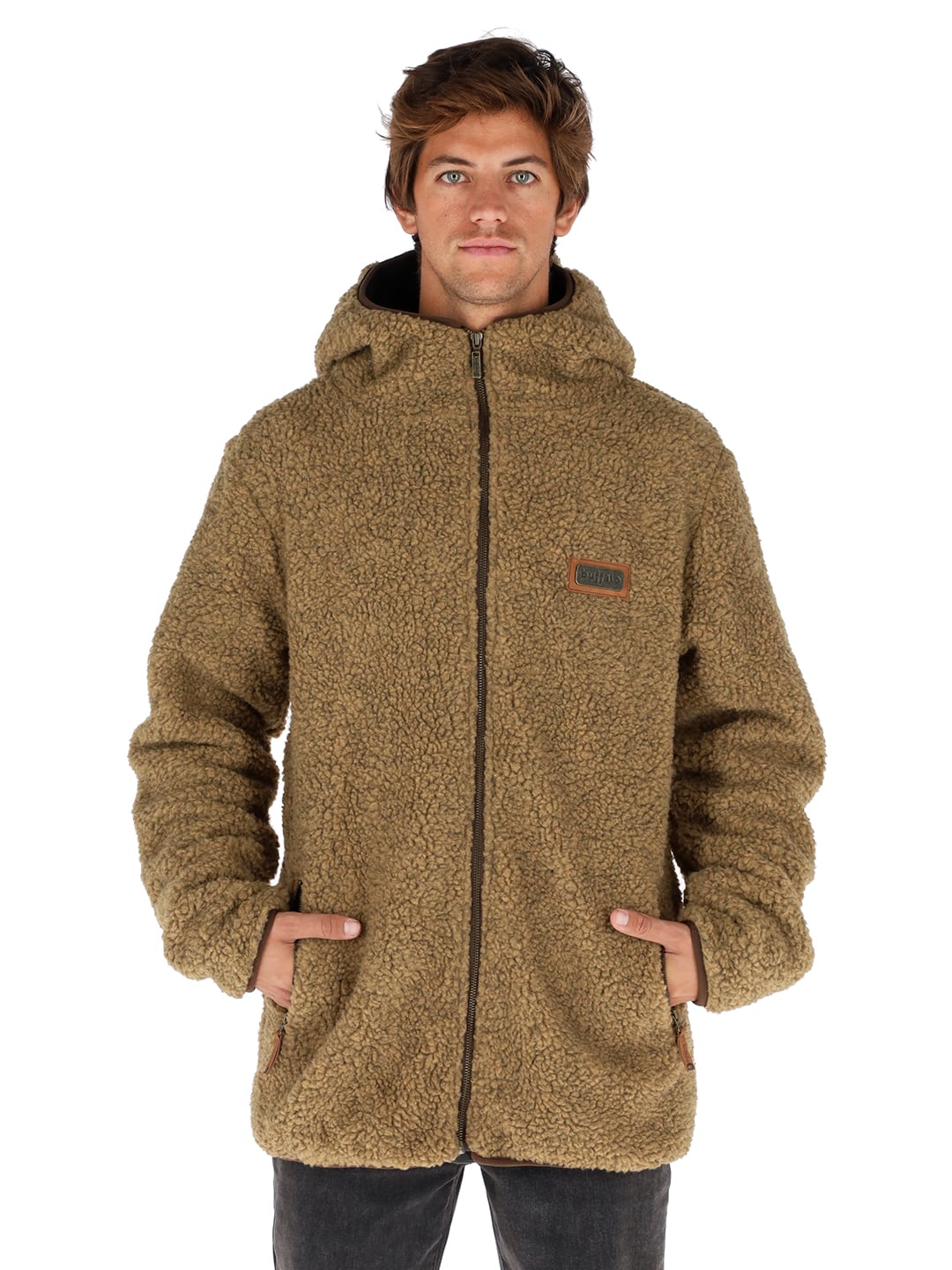 CHAQUETA CHIPORRO I2 MOSTAZA JASPEADO HOMBRE - 1
