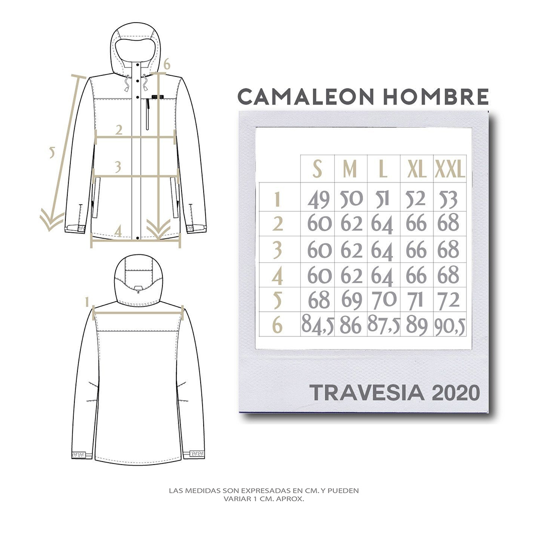 CHAQUETA CAMALEON I2 PETROLEO - NEGRO JASPEADO HOMBRE - 4