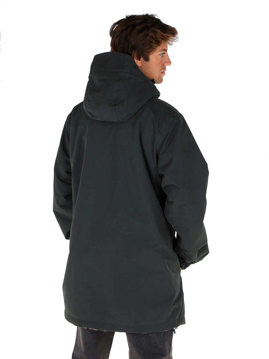 CHAQUETA CAMALEON I2 NEGRO - MOSTAZA JASPEADO HOMBRE - 2