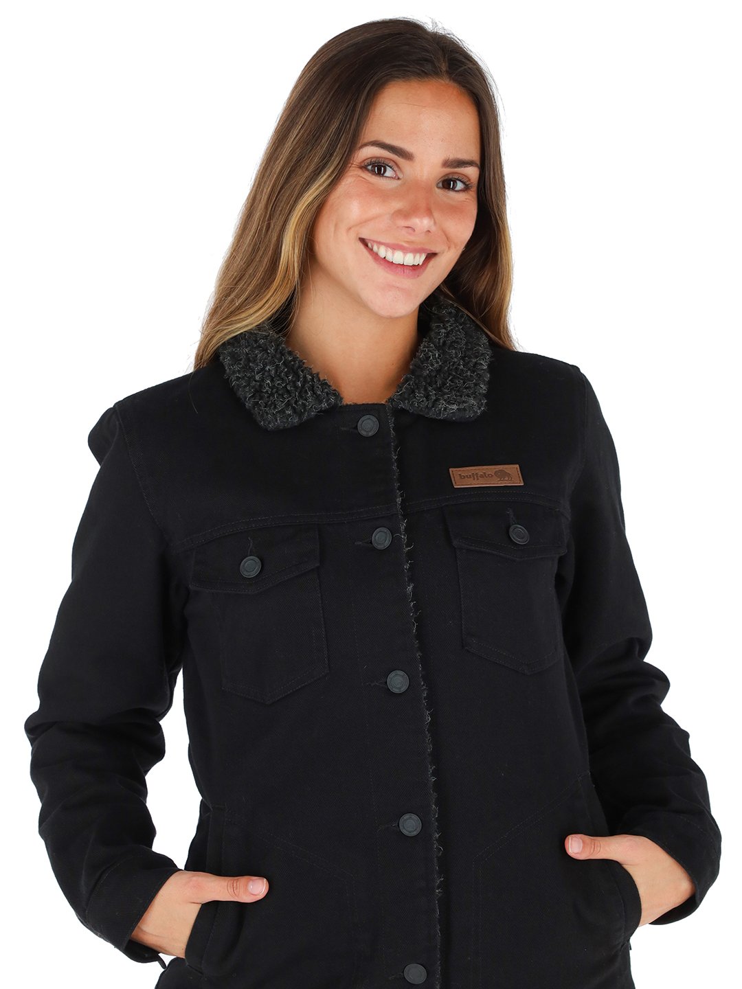 CHAQUETA FORESTA I3 NEGRO - NEGRO JASPEADO MUJER - 3