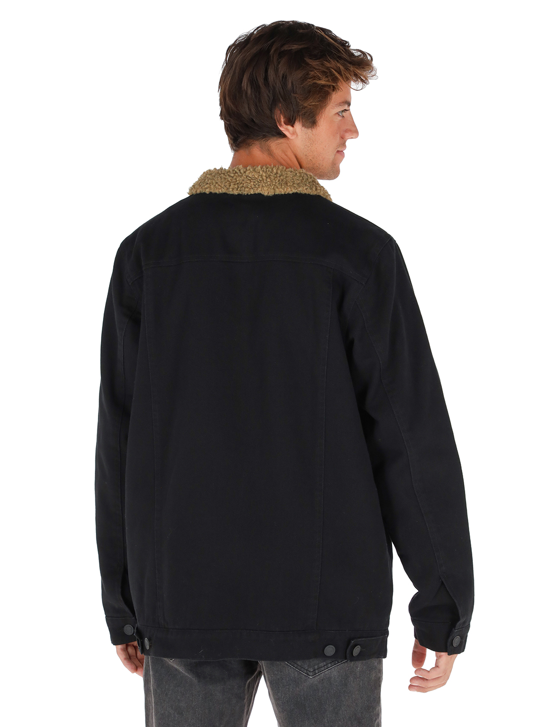 CHAQUETA FORESTA I3 NEGRO - MOSTAZA JASPEADO HOMBRE - 2