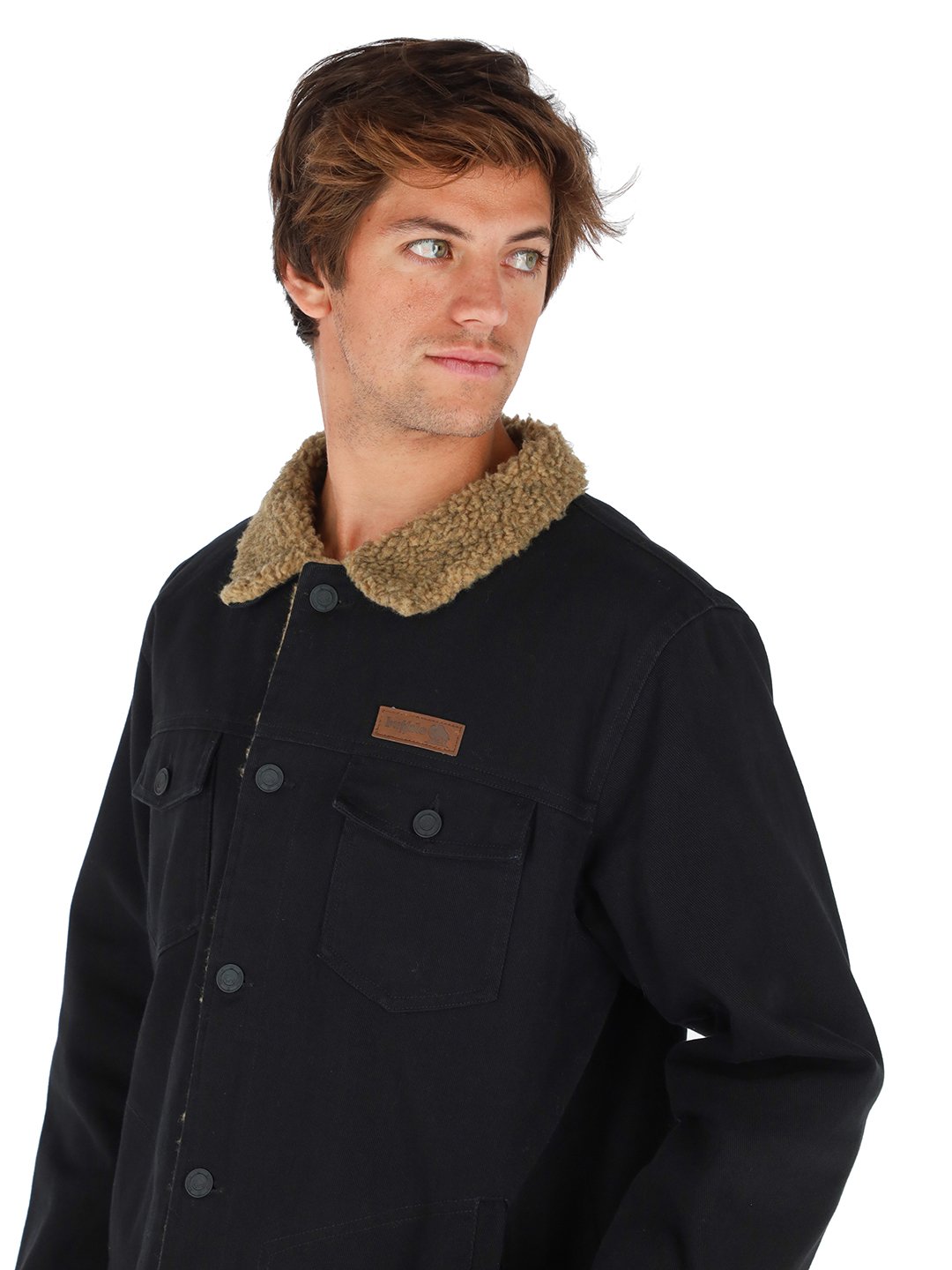 CHAQUETA FORESTA I3 NEGRO - MOSTAZA JASPEADO HOMBRE - 3